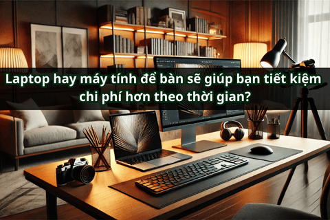 Laptop hay máy tính để bàn sẽ giúp bạn tiết kiệm chi phí hơn theo thời gian?