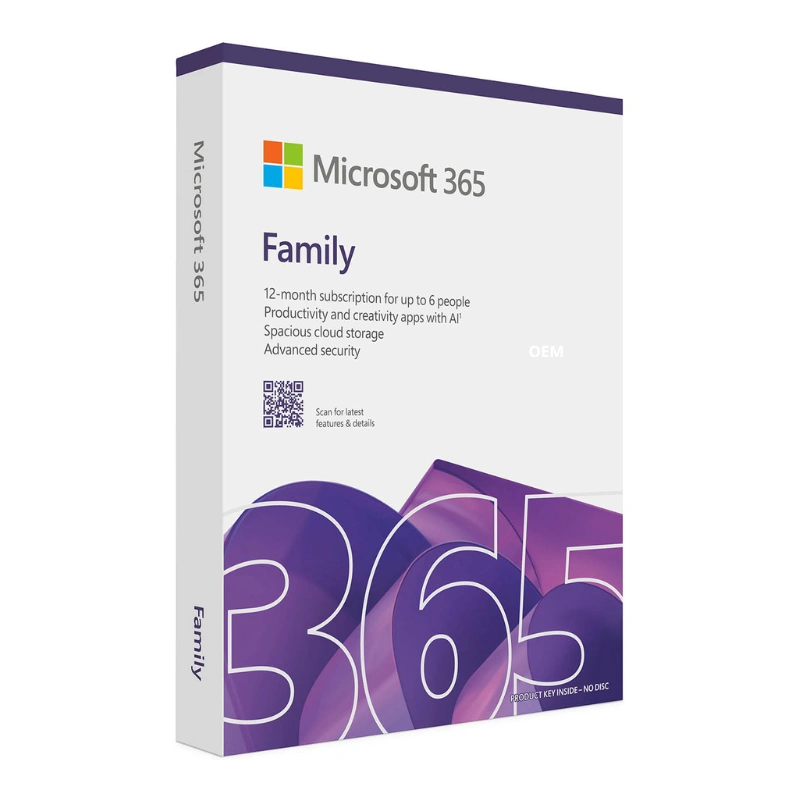 Microsoft 365 Family (Box) 6 User + 30 Thiết Bị – Chính Hãng Microsoft Việt Nam, Có CO CQ